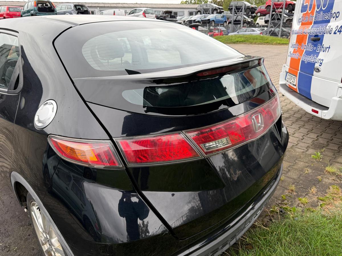 Honda Civic FK2 VIII original Heckklappe mit Scheibe B92P Nighthawk Black Rohbau BJ09